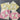 Set of 4, 6.5-inch Quilt Squares - Pink & Yellow