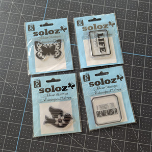 Studio G "Soloz" Clear Unmounted Stamp Set