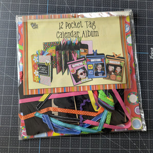 12 Pocket Tag Calendar Album from Pine Cone
