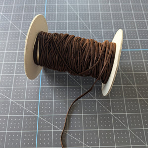 Brown Thin Velvet Trim
