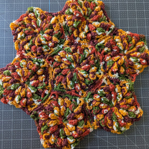 Multi-Color Crochet Doily - ReFabric