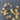 Patinaed Coin Chain Fringe or Trim - Approx 48in Loop