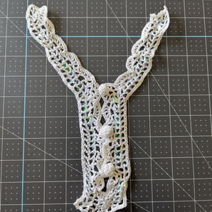 Netted Applique or Collar - "Sequin"