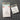 Set of 2 Unmounted Rubber Stamps