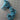 Old Teal Fringe Trim - 3.5yds