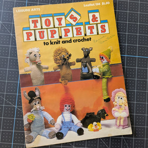 Toys & Puppets to Knit & Crochet Leaflet (1978)