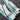 Sweatshirt Sleeve Cuff with Teal Ringer - Set of Two Cut Pieces