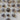 Set of Vintage Mixed White Metal Buttons - Mixed Sizes