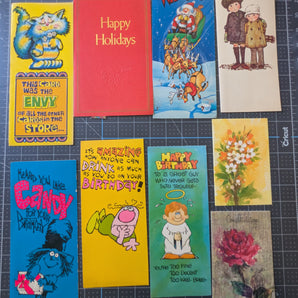 Vintage Cards Bundle for Papercraft Projects - Lot E