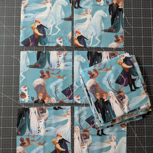 Bundle of Disney's Frozen 5-in Quilt Squares ~35pcs