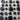 Set of Vintage Plastic Navy Shank Buttons - Mixed Sizes