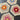 Hand-Sewn Vintage Small Quilt Squares - Set of 4 - Lot A