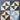 Bundle of 4 Quilt Squares - 7.5in - Lot E