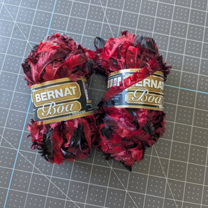 Bernat Boa Nouveau Yarn in Cardinal