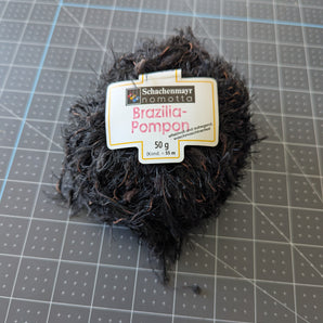 Brazilia Pompon Yarn - Color: #98 - Polyester