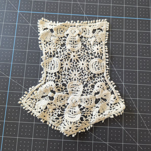 Off White Crochet Applique - Brooke