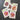 Bundle of Iron-On Flower Transfers by Delta - 5pcs