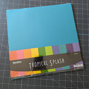 Tropical Splash - 20 Sheets Cardstock Paper - Acid Free 12 x 12 Sheets