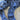 Navy Blue Ruffled Trim - 1.88yds
