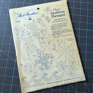 Aunt Martha's Pattern #3367 - New Quilting Designs