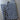 Blue & Cream Cotton Remnant - 1.6yds, 43-inch Width