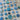 Vintage Plastic Blue Shank Buttons - Mixed Sizes