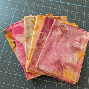 Popsicle - Small Batik Fabric Remnants Bundle