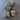 Unlabeled Green & Gold Metallic Ribbon Yarn