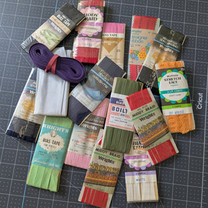 Vintage Seam Binding & Trims Bundle - Lot 32D