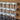 16pc Plastic Cannisters with White Lids