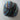 Unlabled Rainbow Boucle Yarn - Black Multi