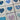 Set of 9 Pre-Cut Quilt Components - Hearts & Backgrounds - Lot HD