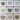 Set of 9 Pre-Cut Quilt Components - Hearts & Backgrounds - Lot HE