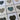 Set of 9 Pre-Cut Quilt Components - Hearts & Backgrounds - Lot HF