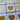 Set of 9 Pre-Cut Quilt Components - Hearts & Backgrounds - Lot HG