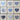 Set of 9 Pre-Cut Quilt Components - Hearts & Muslin - Lot HI