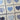 Set of 9 Pre-Cut Quilt Components - Hearts & Muslin - Lot HI