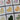 Set of 5 x 5in Hand-Stitched Heart Quilt Squares - Lot S2