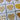 Set of 9 Pre-Cut Quilt Components - Christmas Theme - Hearts & White on White Squares - Lot S4