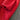 Red Poly Rayon (?) Slub - .66yd, 56in Width