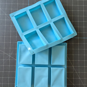 Set of 2 Simple Bars - Silicone Soap Molds