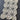 Off White Rectangular Crocheted Doily