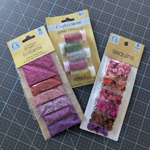Crafter's Square Glitter & Sequins Bundle