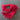 Vintage Red Polka Dot Ruffled Trim - 39in
