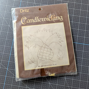 Candlewicking Kit from Dritz - "Pineapple Applique"