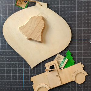 Christmas Paintable Craft Signs