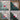 Set of Four Log Cabin Quilt Squares - Bundle 70E