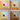 Set of Four Log Cabin Quilt Squares - Bundle 70F