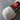 Red Heart Super Saver Yarn - Partial (6oz)Skein - Light Grey