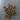 Gold Metalized Plastic Shank Buttons with Black Center - 1in